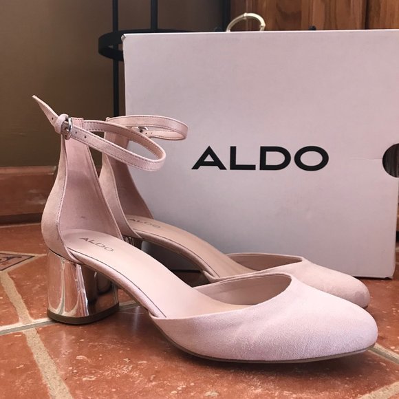 ALDO Legeallan Pink Suede Pumps - Picture 3 of 8